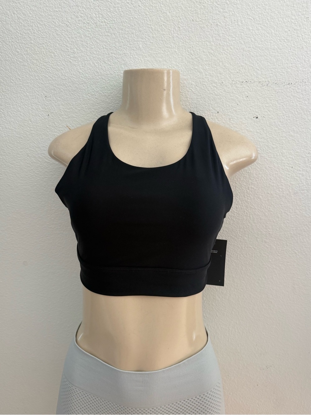 Fabletics Black No bounce Sports Bra- Small